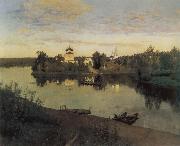Isaac Levitan Evening Bells oil painting on canvas